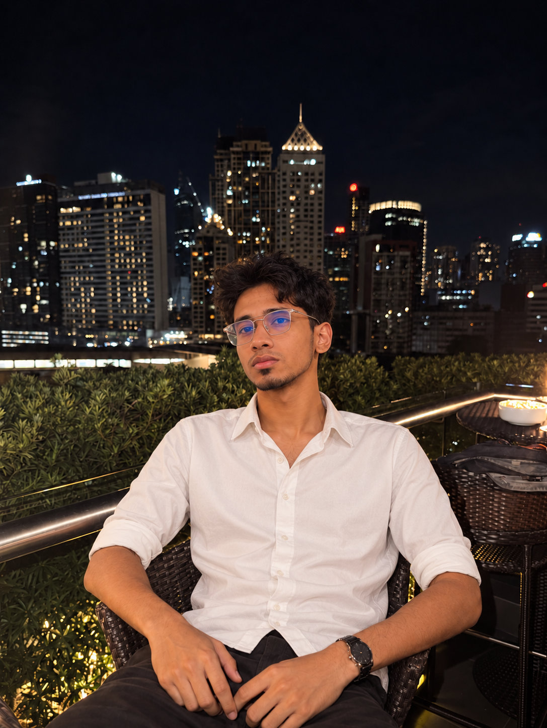 Sakib in trading studio